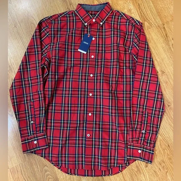 white christmas dresses Castaway Mens Christmas Shirt Buttondown Royal Stewart Tartan Plaid –  Castaway Nantucket Island